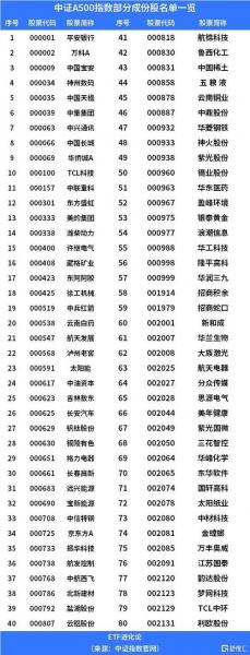500etf投资哪个好，500etf股票-第4张图片