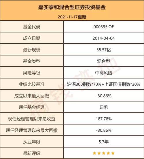 嘉实泰和混合是什么基金/嘉实泰和混合型基金怎么样-第4张图片