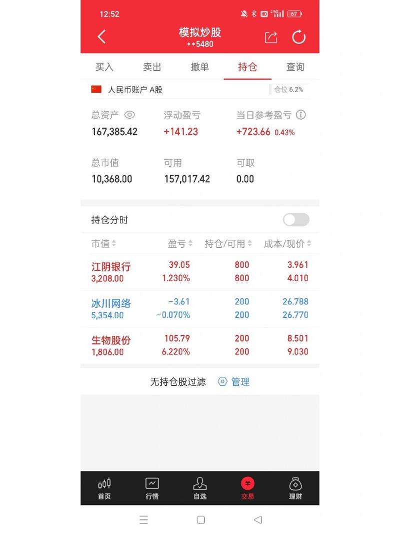同花顺的模拟炒股要钱吗