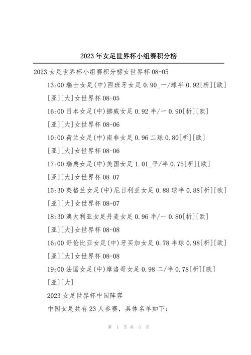 世界杯小组积分榜排名-第6张图片 世界杯小组积分榜排名-第6张图片