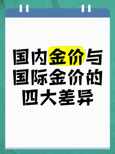 国内金价和世界金价为什么不一样-国内金价和世界挂钩吗-第2张图片