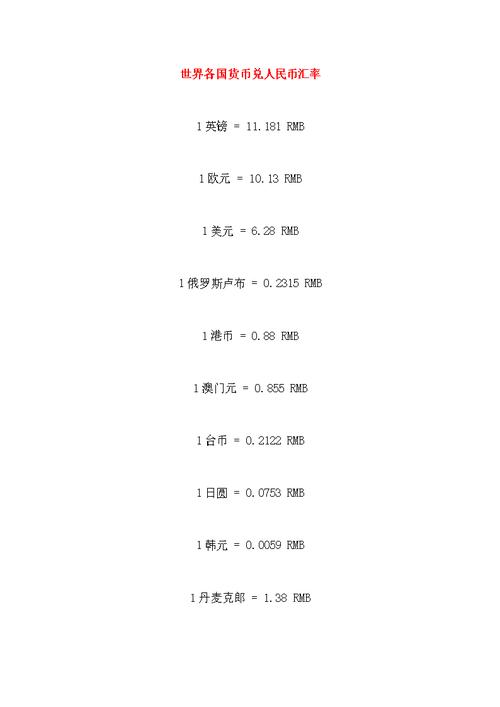 汇率的简单计算-汇率公式是怎么计算-第5张图片
